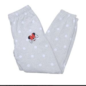 [LIKE 🆕] Disney Adult Jogger Pants - Minnie Mouse Peekaboo Polka Dots